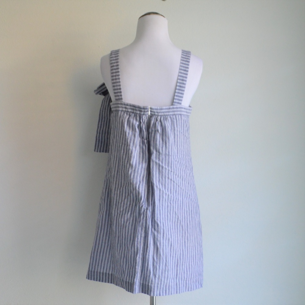 Trina Turk Blue and White Striped Mini Dress - Picture 3 of 5